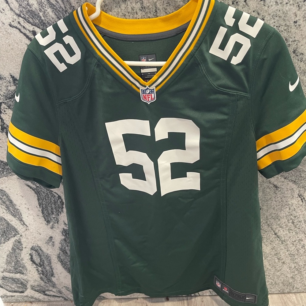 NFL Green Bay Packers Green and Yellow Jersey